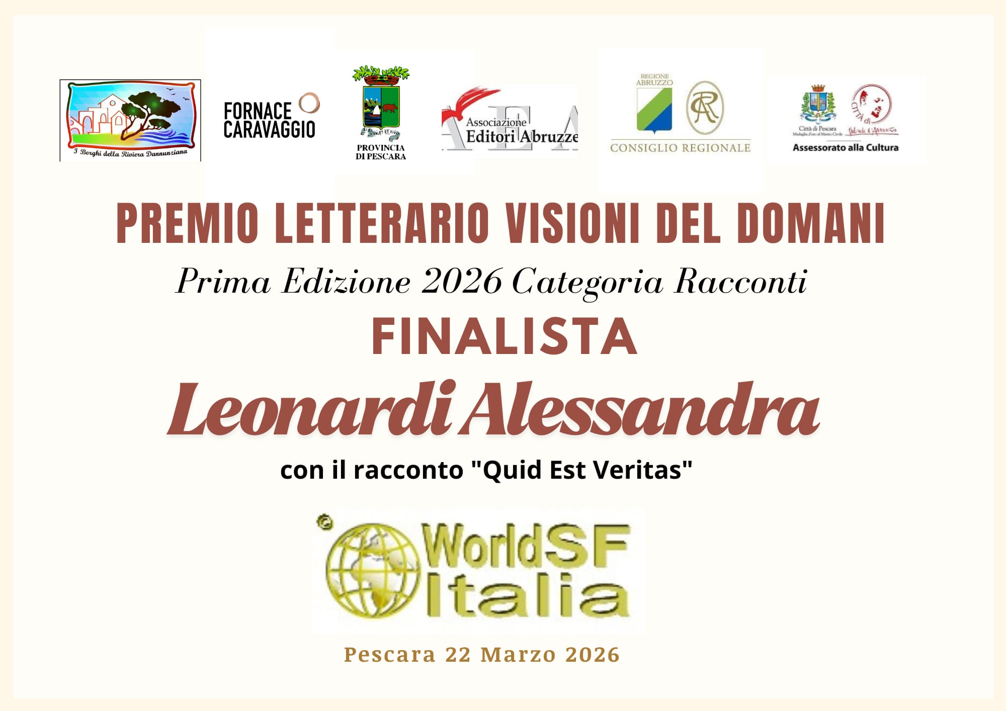 Finalista Racconti